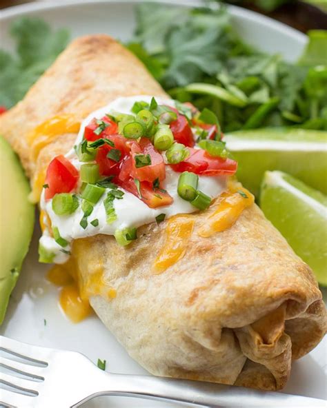 restaurant style chicken chimichangas