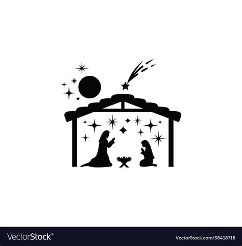 Nativity Royalty Free Vector Image - VectorStock