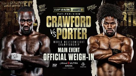 Terence Crawford vs Shawn Porter Main Event Weigh-In - YouTube