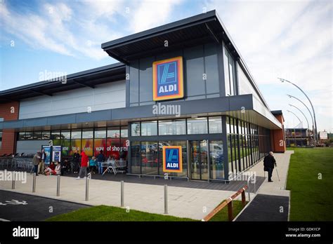 Aldi Kirkham at Mill Fram Sports Village Fylde Borough Council new constructed structure ...