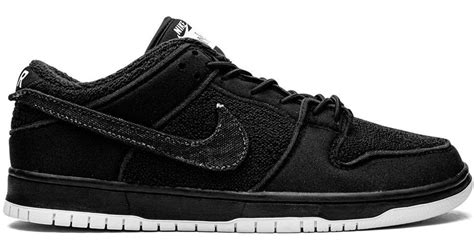 Nike Leather Dunk Low Sneakers in Black for Men | Lyst Australia