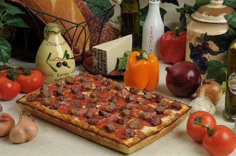 Benito's Deep Dish Meat Special! | Pizza special, Deep dish, Food