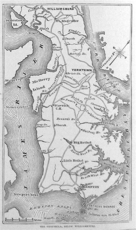 James-river-map | Civil War Pictures