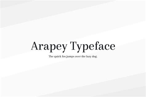 Arapey Typeface Font - Download Free - JustFreeFonts.com