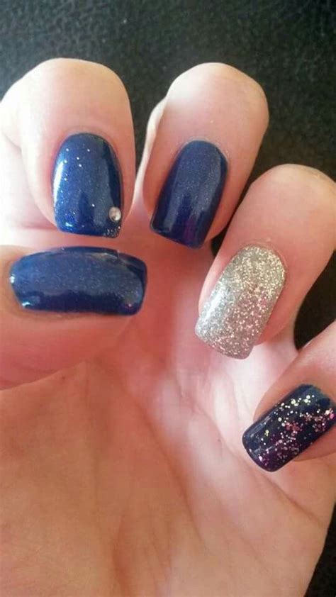 Live like there's no midnight blue Midnight Blue, Live, Nails, Beauty, Finger Nails, Ongles ...