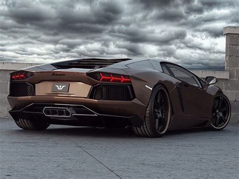 Lamborghini Aventador Back View