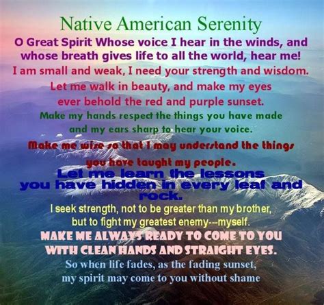 native american serenity | Wisdom quotes, Native quotes, Native ...