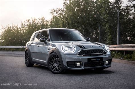 Mini Cooper Countryman Grey with Rotiform BLQ Aftermarket Wheels ...