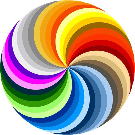 Swirl Colorful Rainbow Colors · Free vector graphic on Pixabay