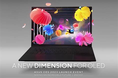 Asus teases the launch of 3D OLED laptop at CES 2023