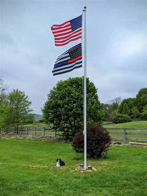 Flagpole and lighting installation project | Green Tractor Talk