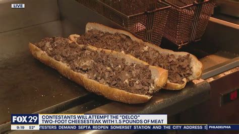 Delco Steaks holds contest for two-foot cheesesteak