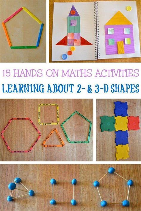 Shape ideas | Shape activities kindergarten, Shapes kindergarten, Learning shapes