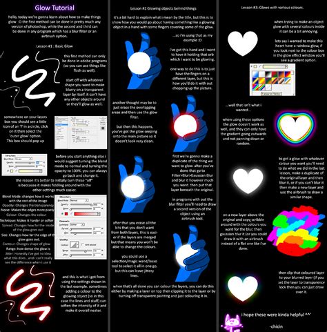 Glow Tutorial by chicinlicin on DeviantArt