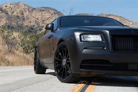 Threatening Look of Custom All- Black Matte Rolls Royce Wraith — CARiD ...