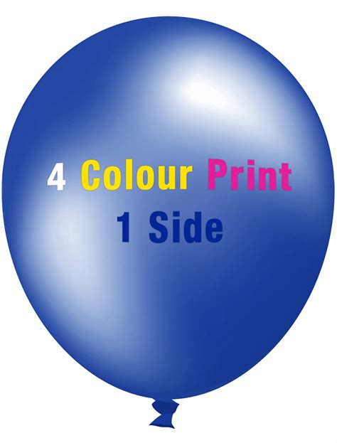 Custom Printed Balloons (30cm Metallic, 4 Colour Print, 1 side) [30241 ...