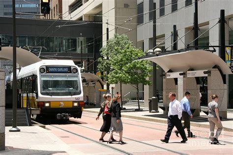 DART station in Downtown Dallas Photograph by Bill Cobb - Fine Art America