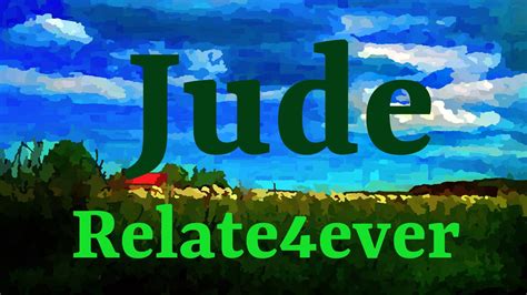 Jude – Relate4ever Resources