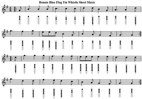 The Bonnie Blue Flag lyrics chords and sheet music - Irish folk songs