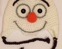 Crochet Olaf Beanie Hat Winter Hats Kids