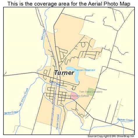 Aerial Photography Map of Turner, OR Oregon