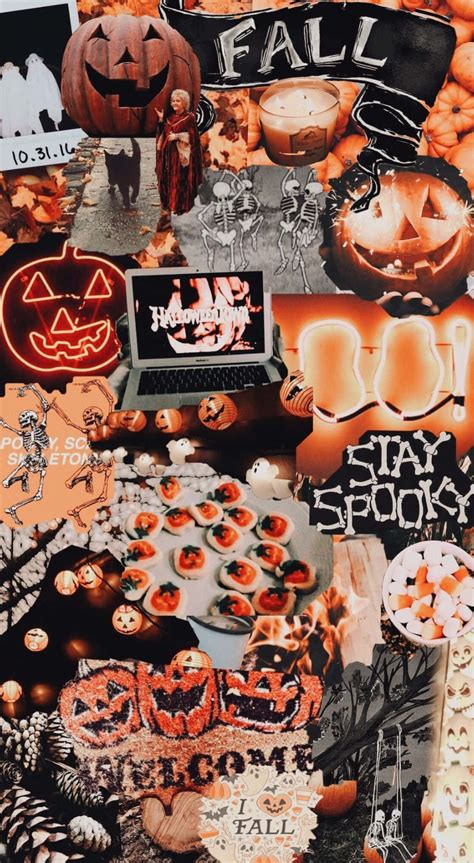 Download Halloween Tumblr Aesthetic Fall Party Wallpaper | Wallpapers.com