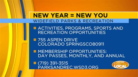 New year means new you with Widefield Parks & Recreation | FOX21 News Colorado