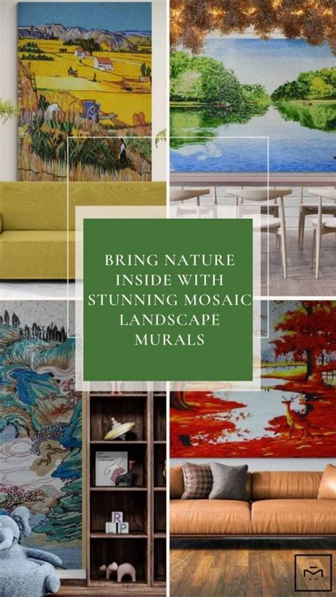 Bring Nature Inside With Our Stunning Mosaic Landscape Murals