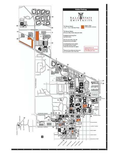 Ball State Campus Map - Campus Map