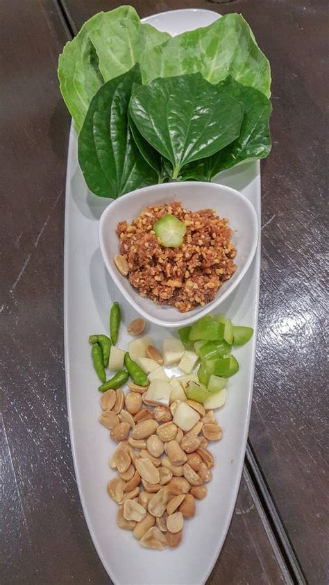 Miang Pla One of Popular Thai Food Stock Photo - Image of seafood, cuisine: 255495044