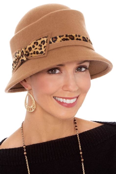 Cheetah Bow Cloche Hat | Winter Hats for Women