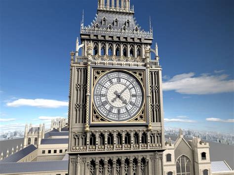 Big Ben Clock Tower Palace Of Westminster 3D-Modell TurboSquid 1625137 | lupon.gov.ph