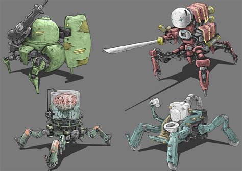 ArtStation - mecha concept design