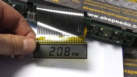 Jaguar XJ Clock LCD Pixel Repair - YouTube