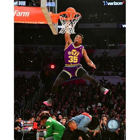 Donovan Mitchell Slam Dunk Contest 2018 NBA All-Star Game Photo Print - Walmart.com - Walmart.com