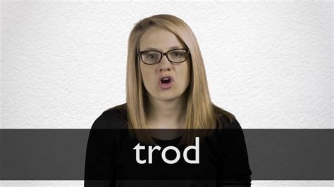 How to pronounce TROD in British English - YouTube