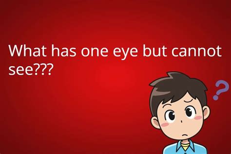 What has one eye but cannot see riddle answer | Riddlester