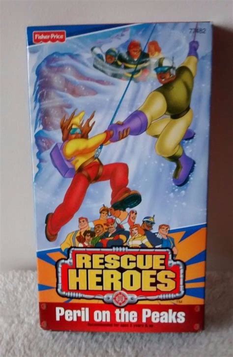 Fisher Price Rescue Heroes [VHS 1999] Peril on the Peaks | Hero, Rescue ...