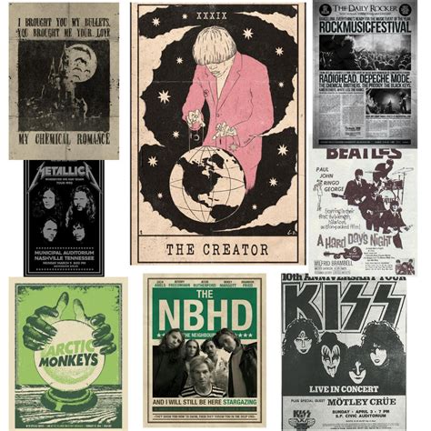 20 Vintage Posters , Grunge , Fairy ,dark Academia Aesthetic - Etsy