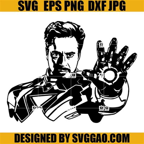 Iron Man SVG, Avengers SVG, Marvel SVG, Iron Man SVG Silhouette