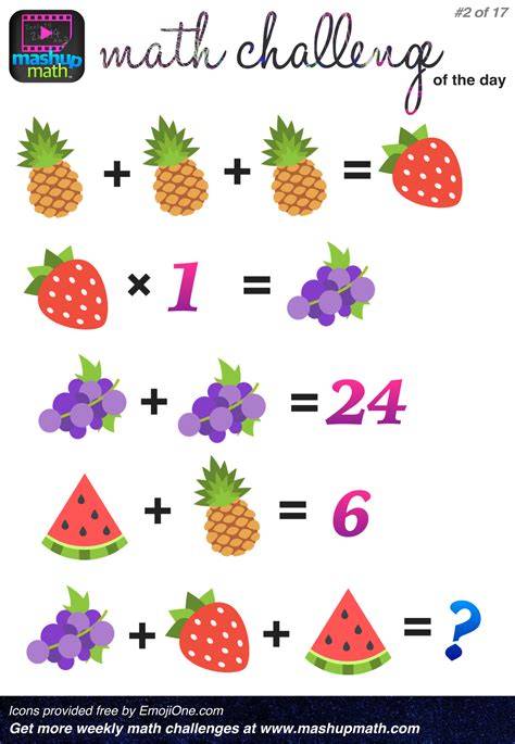 Are You Ready for 17 Awesome New Math Challenges? — Mashup Math