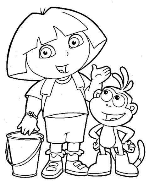 Dora Coloring Pack Coloring Pages