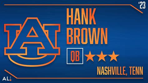 Auburn QB signee Hank Brown highlights from Lipscomb Academy - YouTube