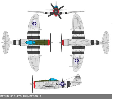 Republic P-47D Thunderbolt by bagera3005 on DeviantArt