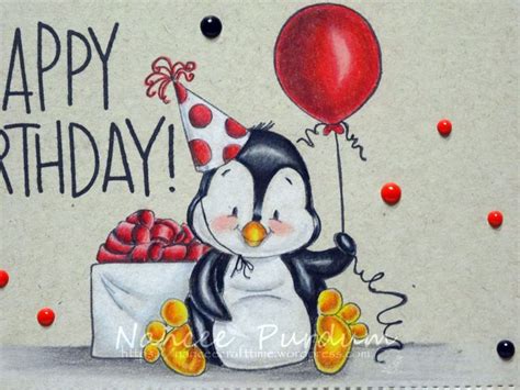 Birthday Cards-188 | Happy birthday penguin, Happy birthday pictures, Happy birthday greetings