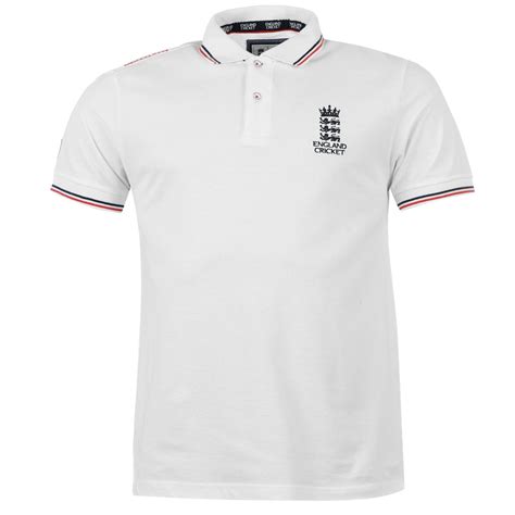 England Cricket Mens Class Pique Polo Shirt Short Sleeve Casual Tee Top | eBay