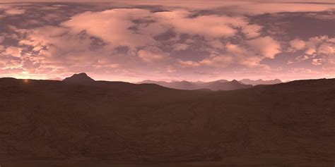 Late Evening Desert HDRI Sky - HDR Image by cgaxis