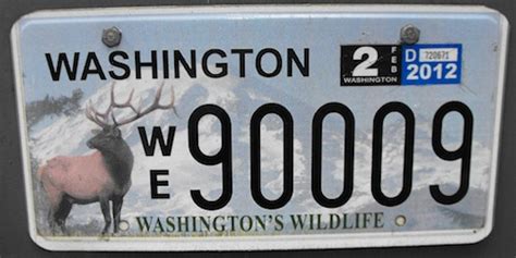 Wildlife Vehicle License Plates