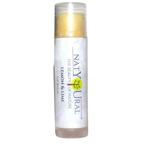 natyoural.co.uk - Natyoural's Lip Balm - Lemon & Lime