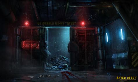 Bunker Entrance Concept Art by SalvadorTrakal on DeviantArt